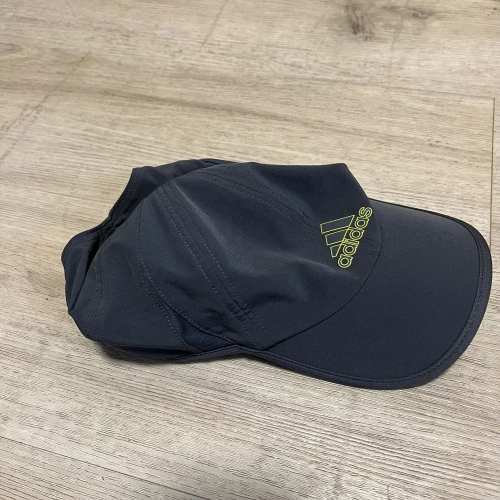 Adidas Aeroready Gray Mens Hat Lightweight Running Training Cap Gym‎